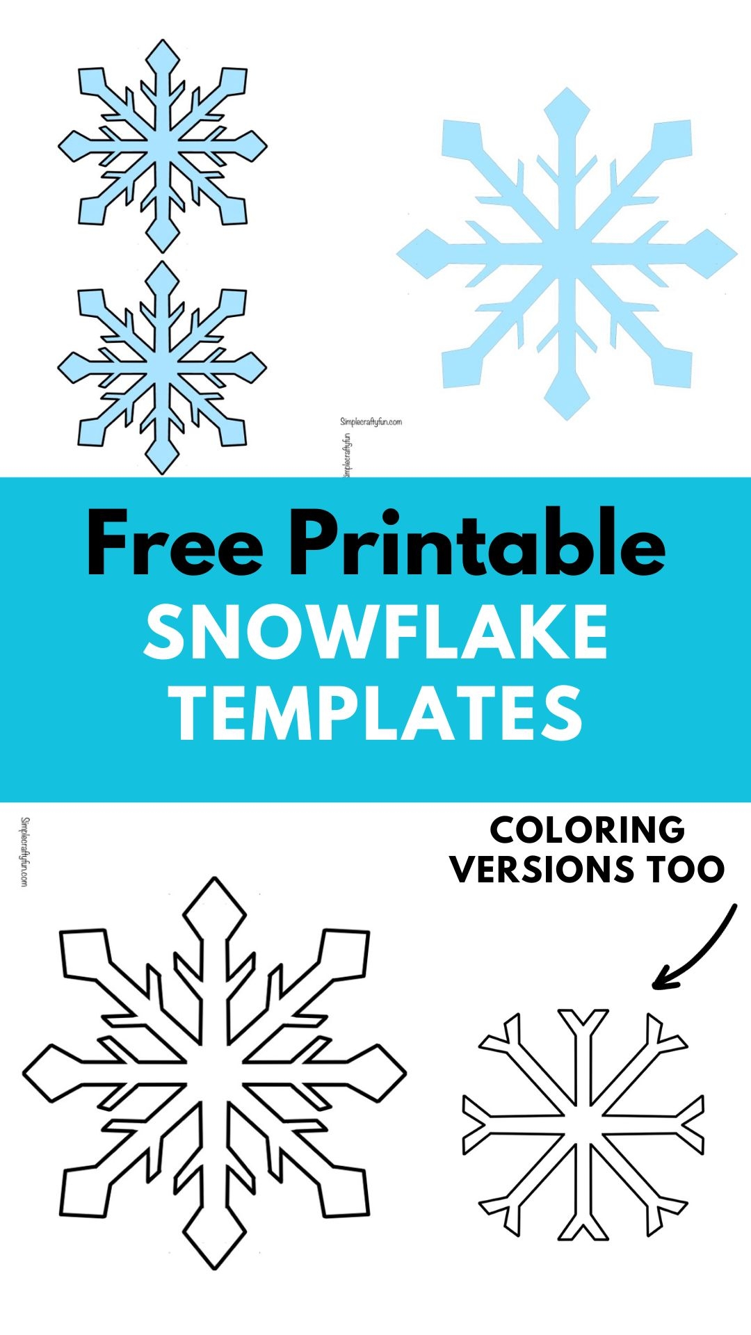 Free Snowflake Stencil Printable