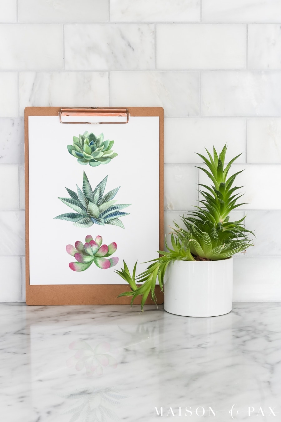 Free Printable Succulent Wall Art Maison De Pax