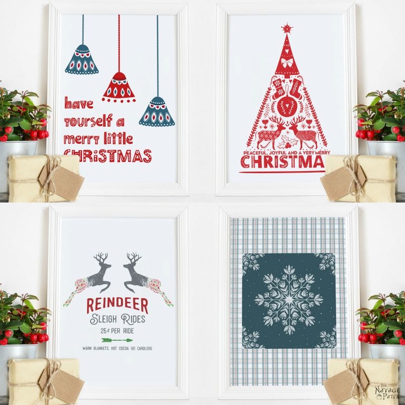 Free Scandinavian Christmas Printables The Navage Patch