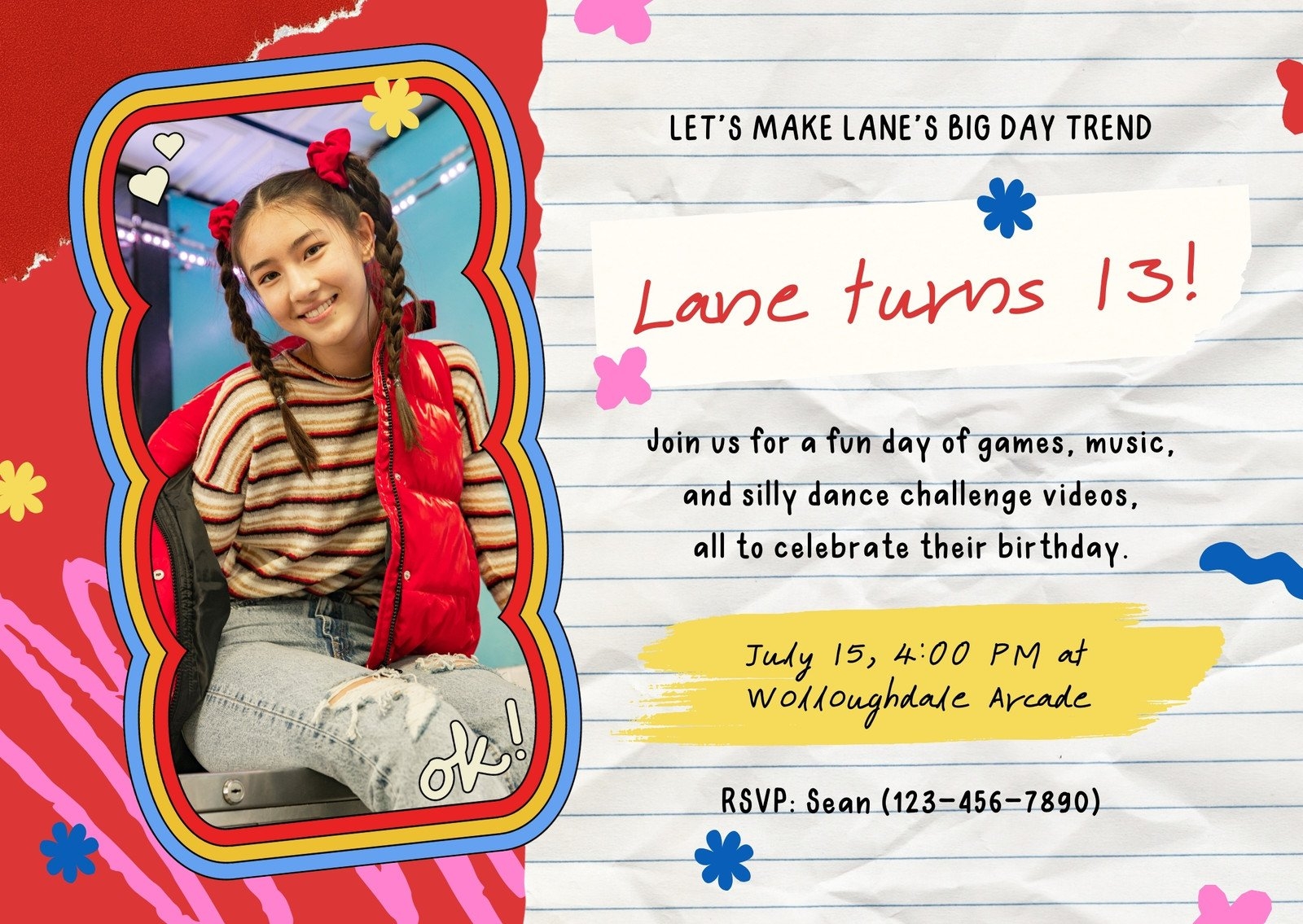 Free Printable Teenage Birthday Cards