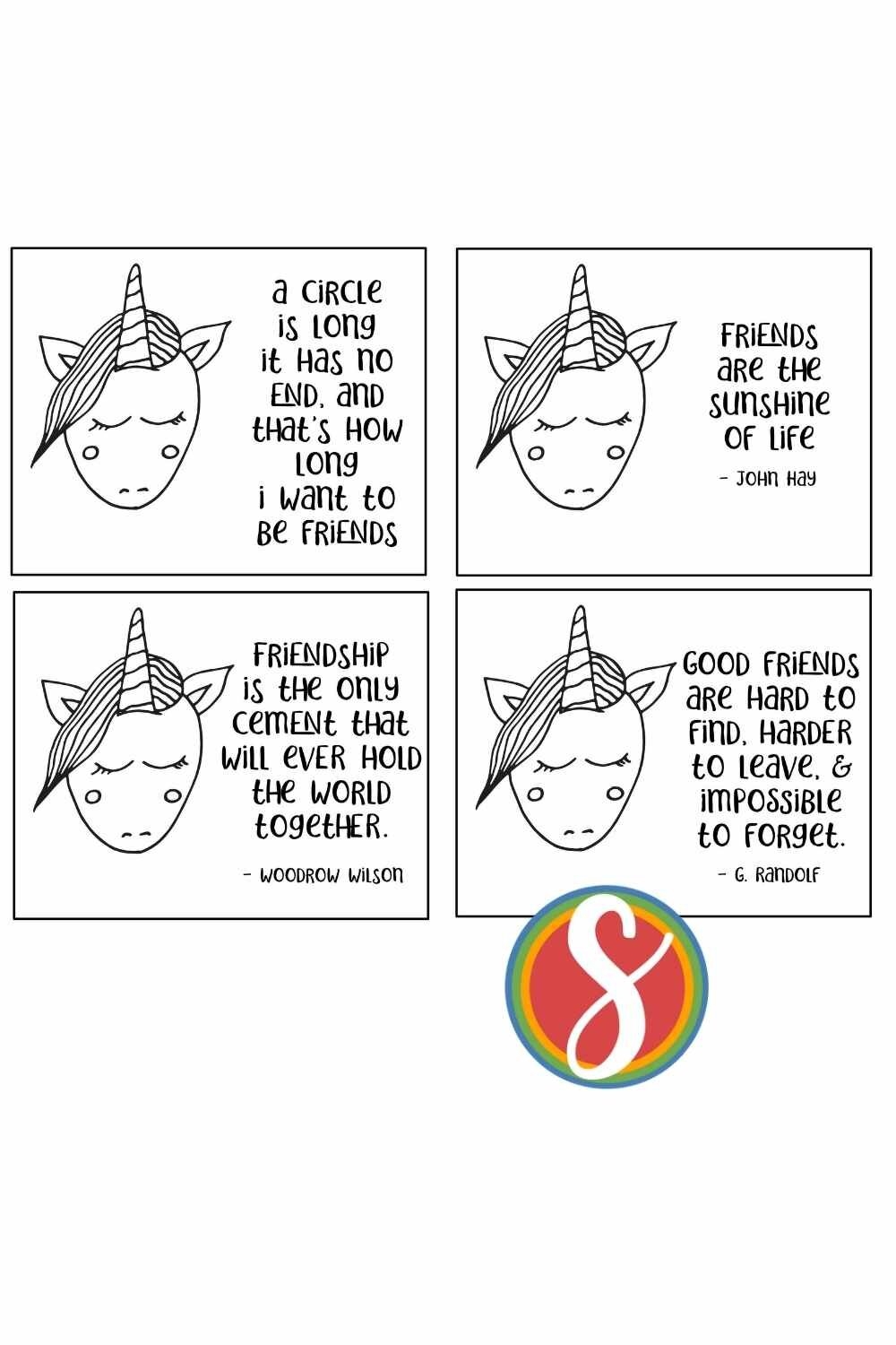 Free Unicorn Coloring Pages Stevie Doodles