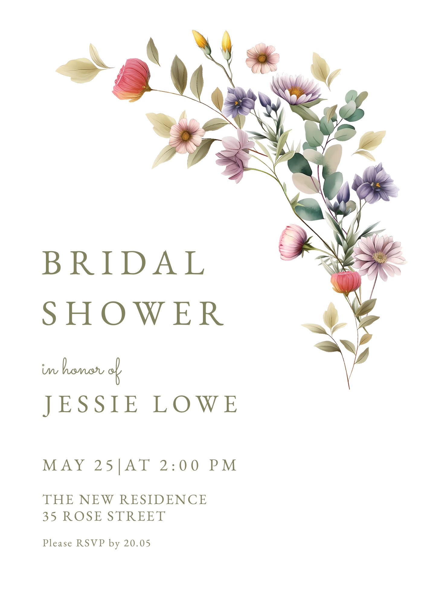 Free Wedding Bridal Shower Invitation Google Docs Templates Gdoc io