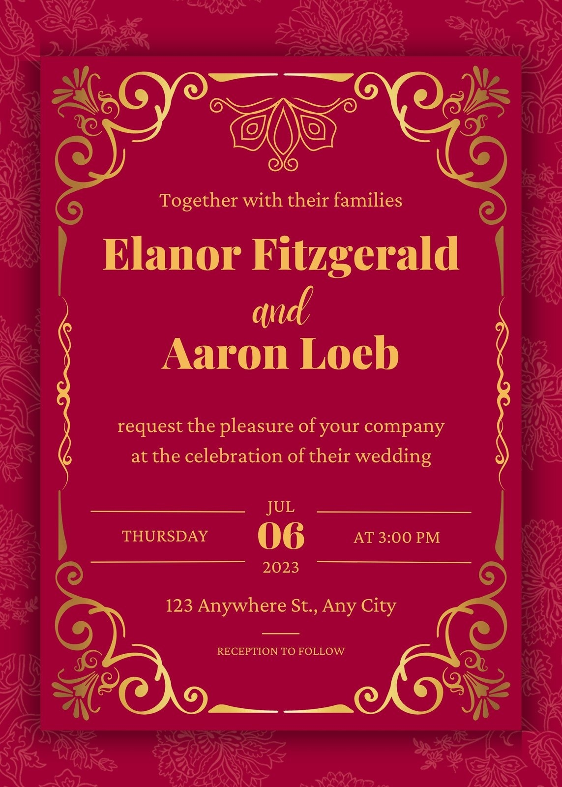 Free Printable Wedding Direction Cards