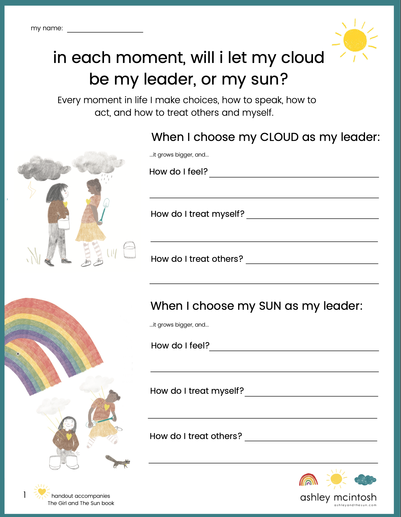 Free Printable Self Control Activities