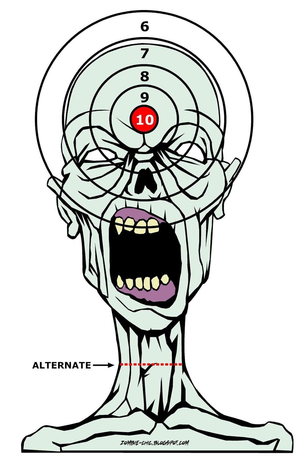 Free Zombie Target