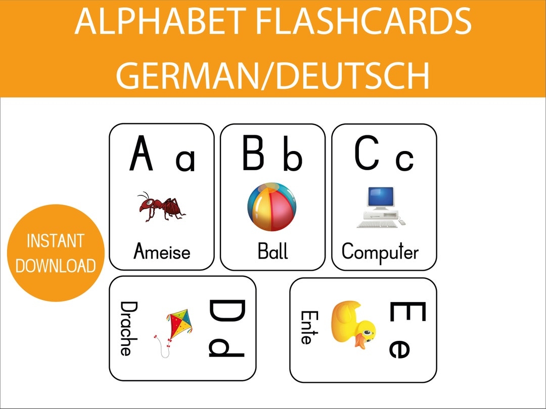 Free Printable German Alphabet