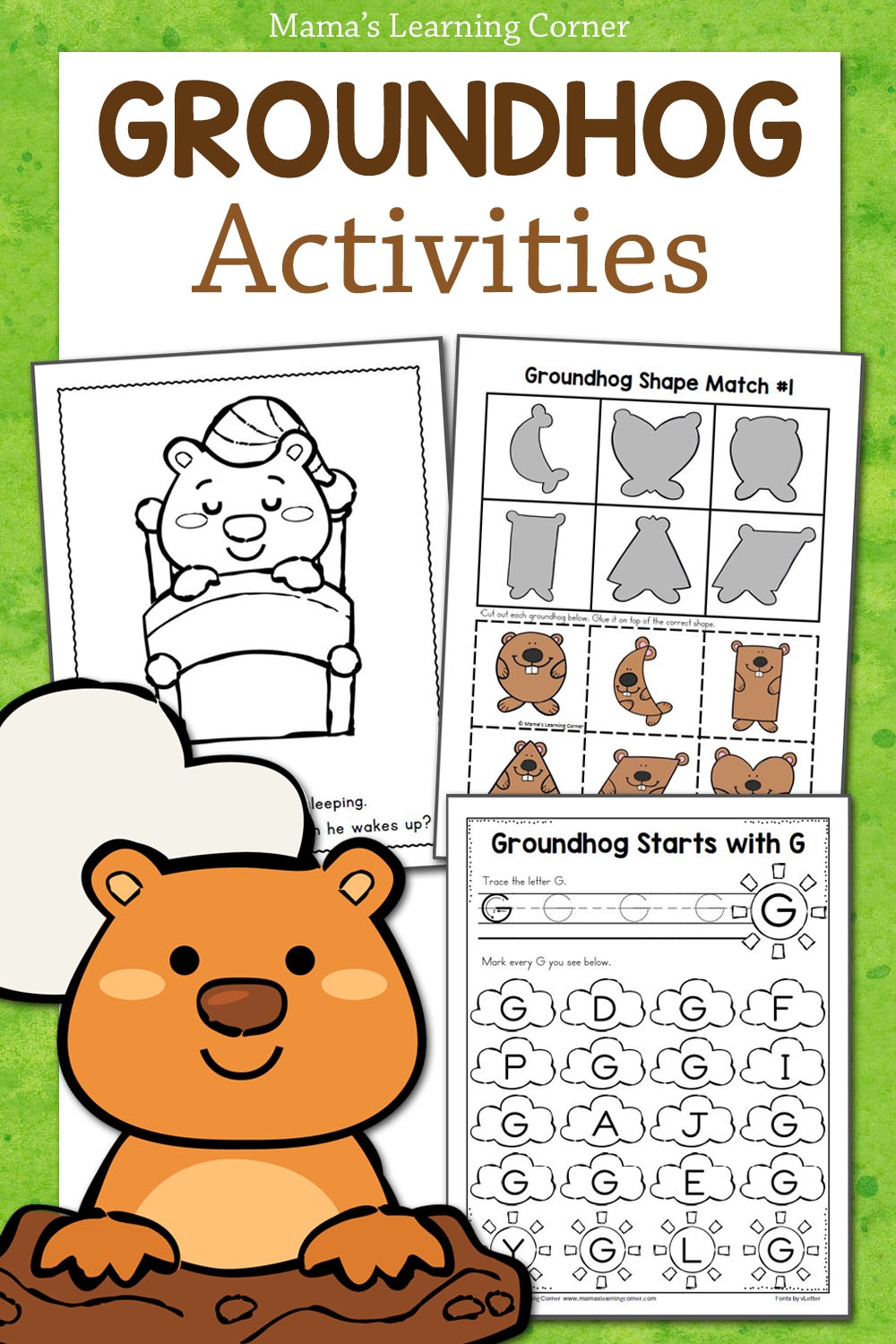 Groundhog Activities And Worksheets Mamas Learning Corner
