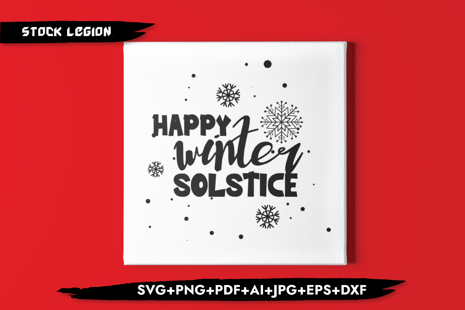 Happy Winter Solstice SVG By Stockvectorsvg TheHungryJPEG