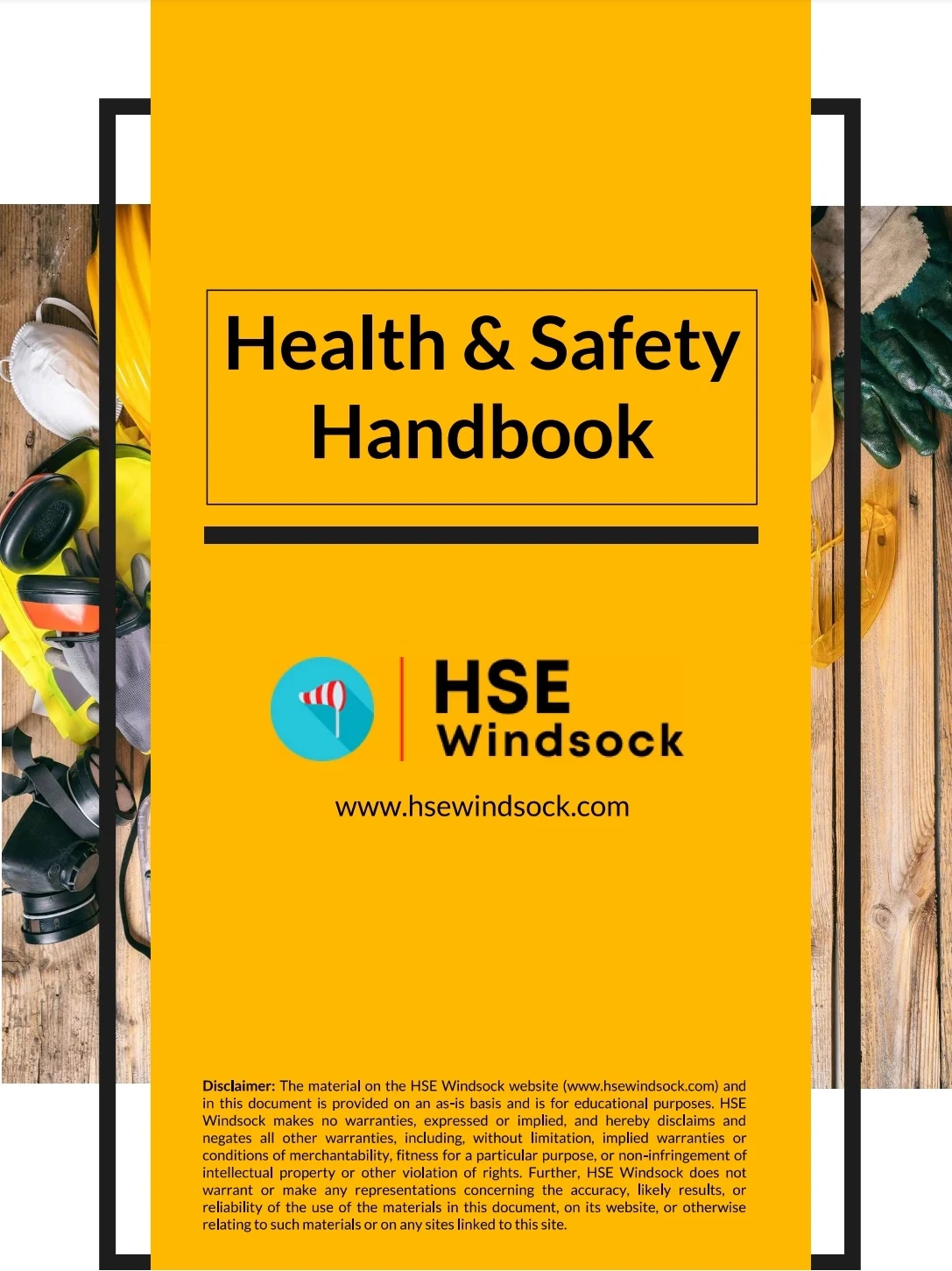 Health Safety Handbook Template Free Download