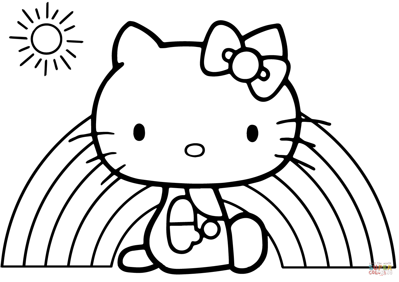 Hello Kitty Coloring Pages Printable Coloring Pages