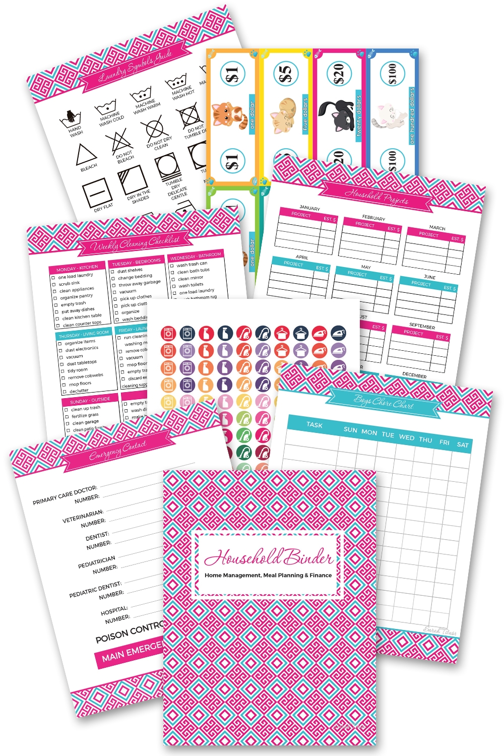 Free Household Binder Printables