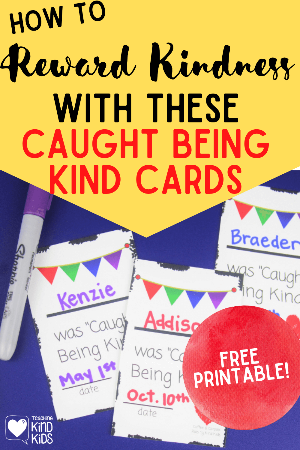 How To Reward Kindness With These Caught Being Kind Cards