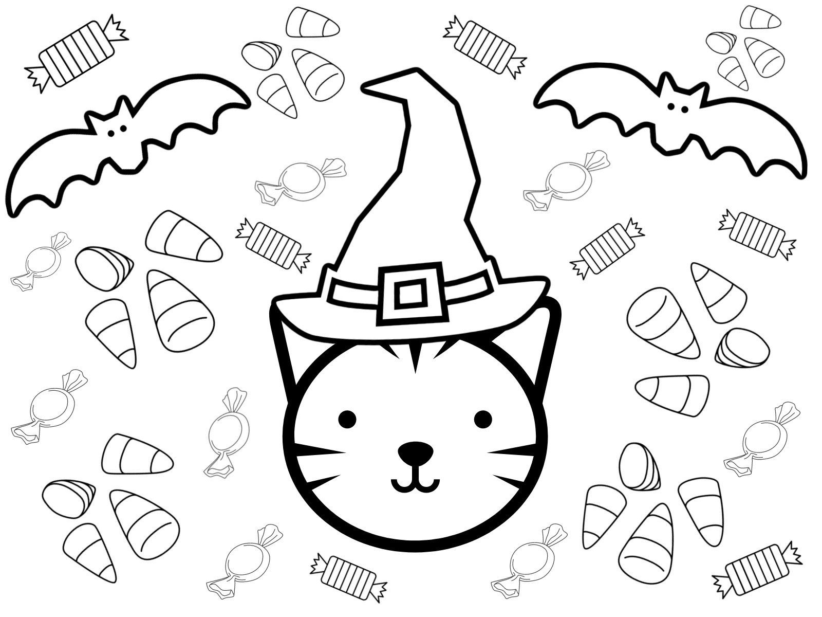Free Halloween Coloring Printables