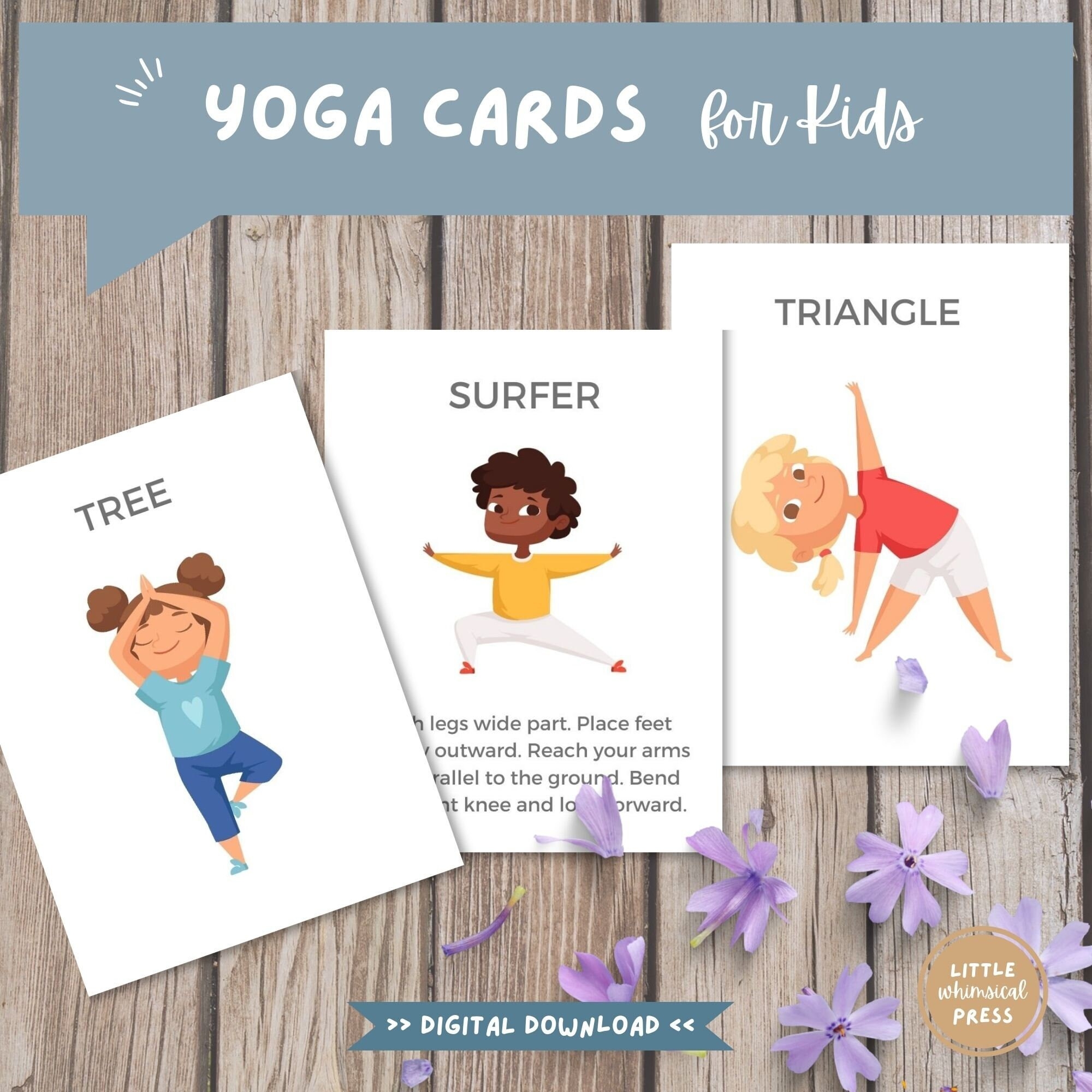 Free Printable Yoga Cards