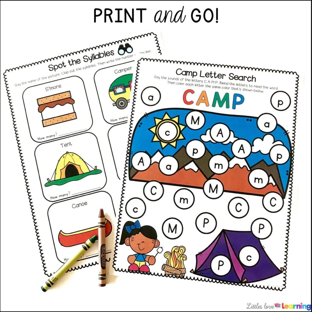 Kindergarten Preschool Circle Time Printables No Prep 