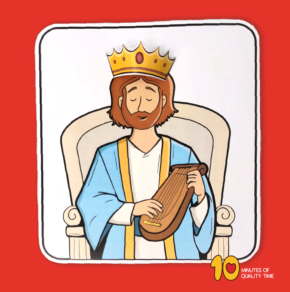 King David 3D Craft 10 Minutes Of Quality Time