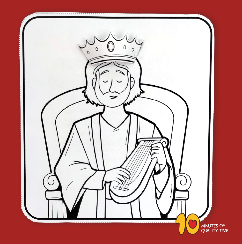 King David 3D Craft 10 Minutes Of Quality Time