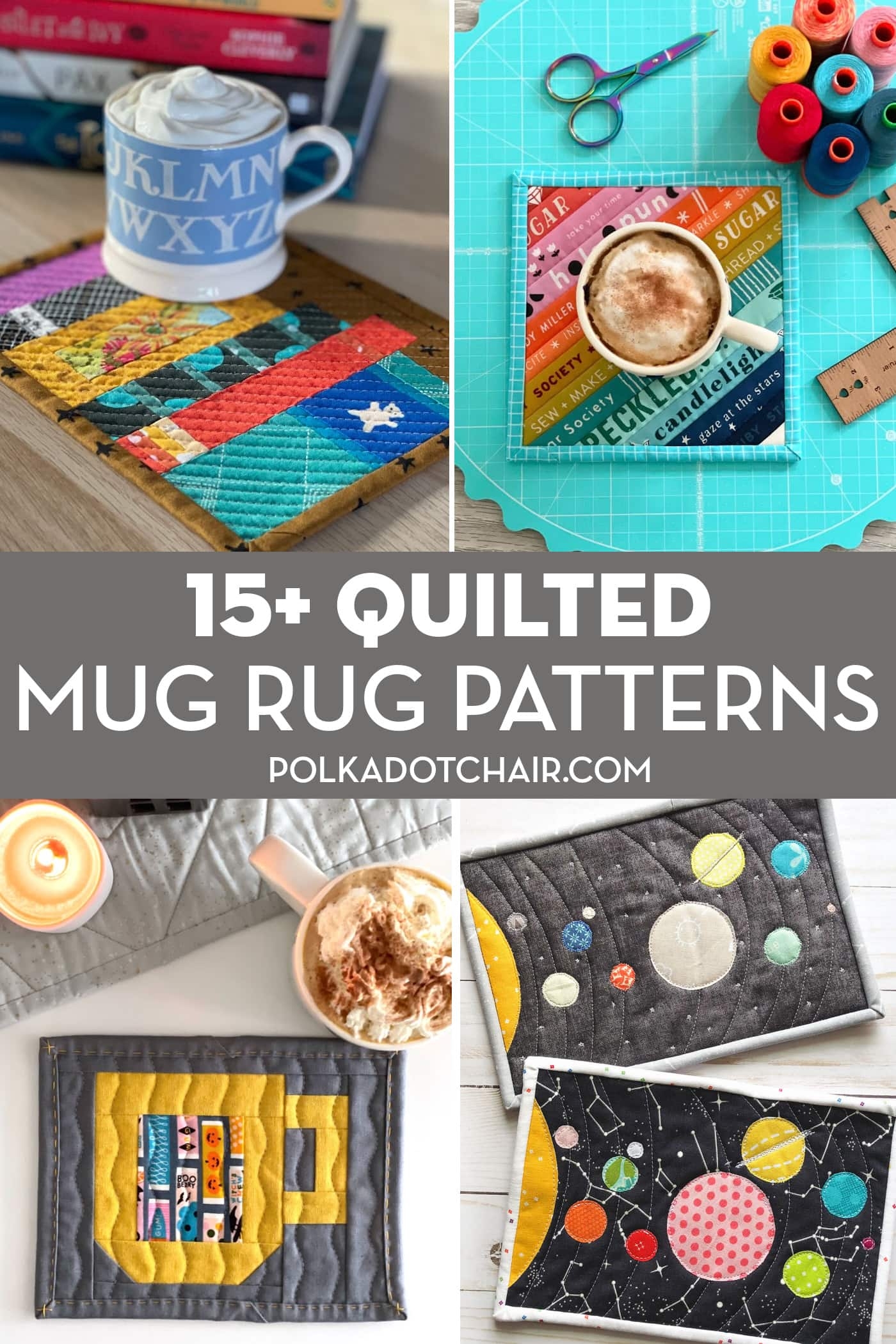 Learn How To Make A Mug Rug With One Of These Free Patterns The Polka Dot Chair