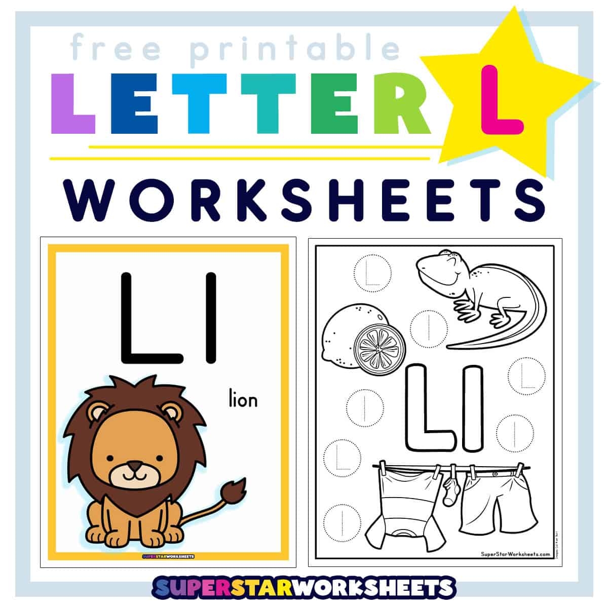 Letter L Free Printables