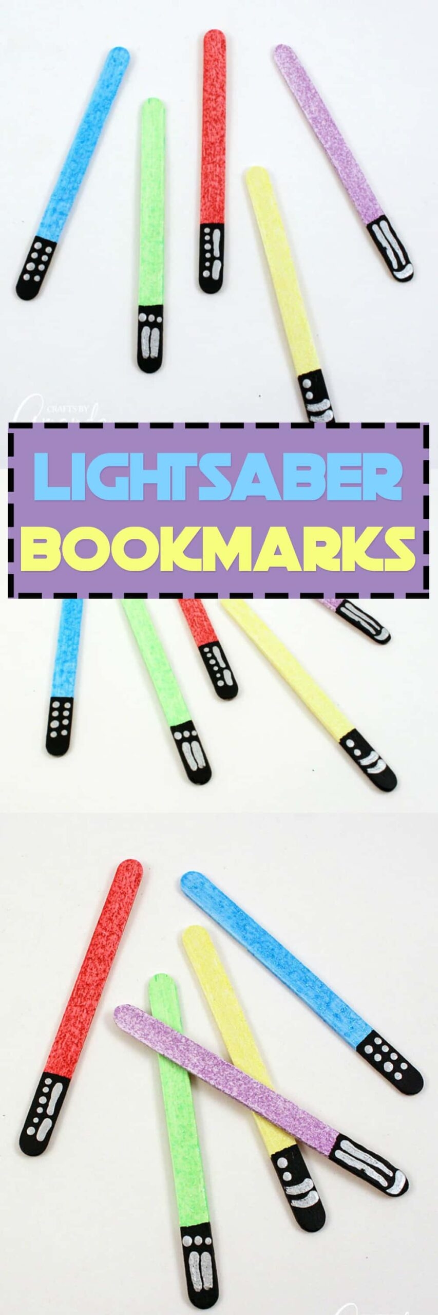 Lightsaber Bookmarks Easily Make These Star Wars Themed Bookmarks 