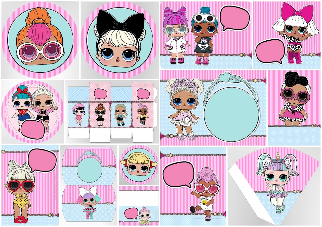 LOL Surprise Free Printable Mini Kit Oh My Fiesta In English