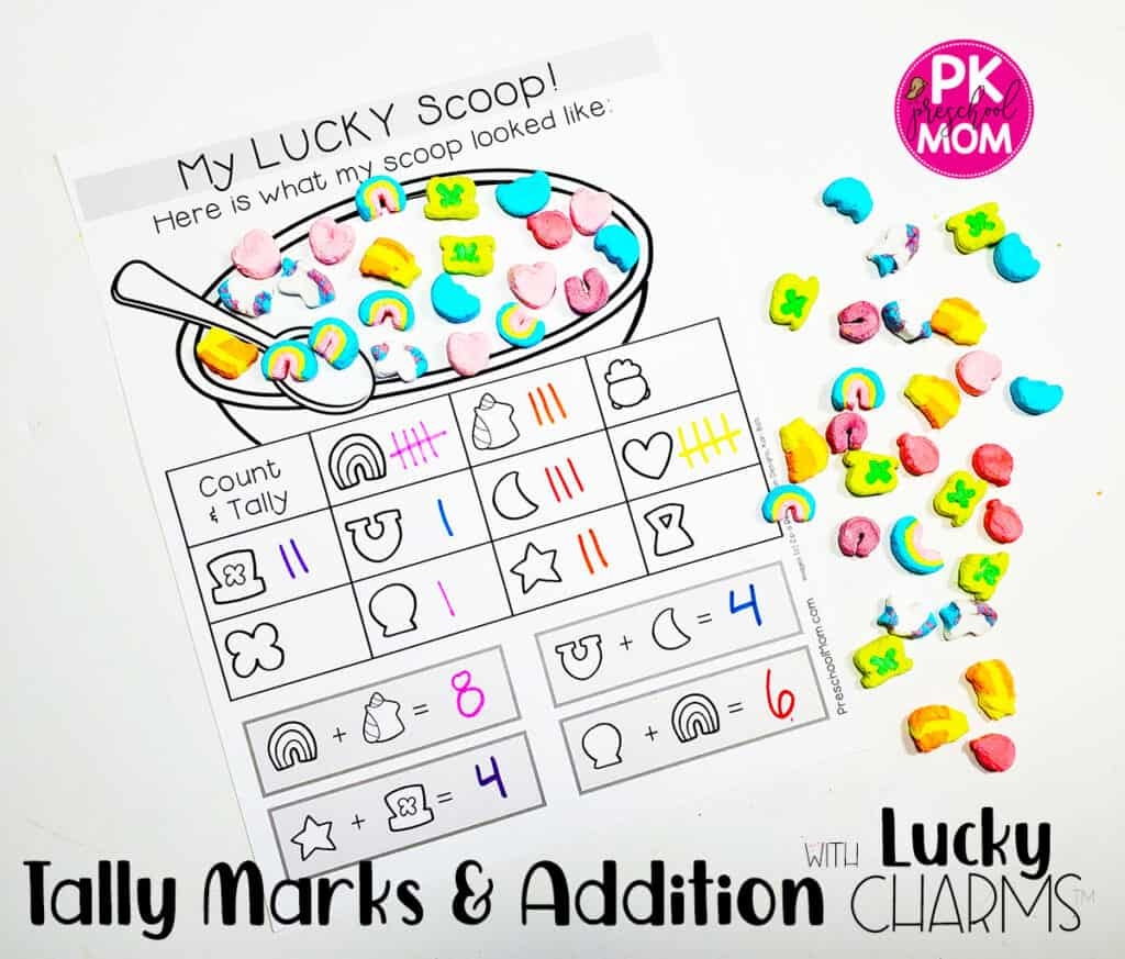 Lucky Charms Math Printables Preschool Mom