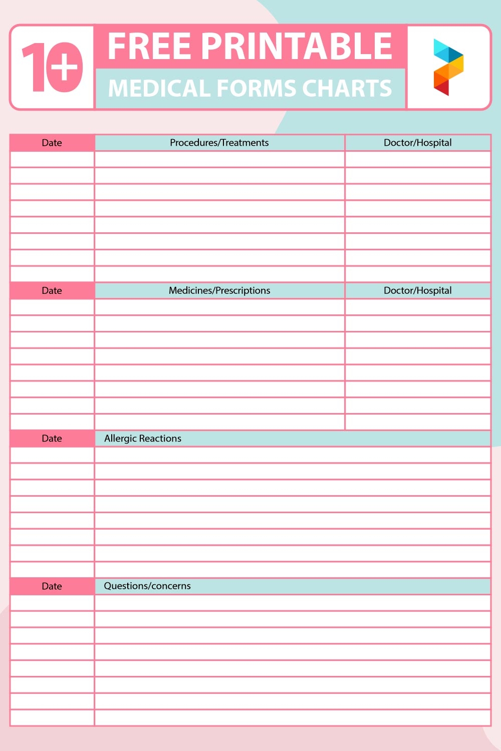 Free Printable Medical Forms Com