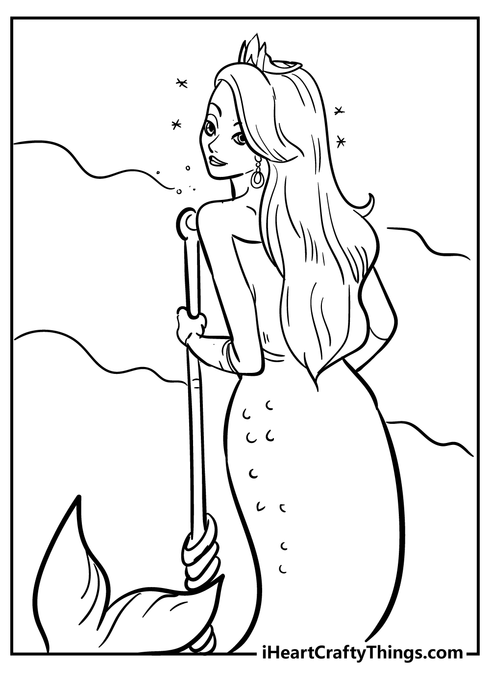 Free Printable Mermaid Coloring Pages