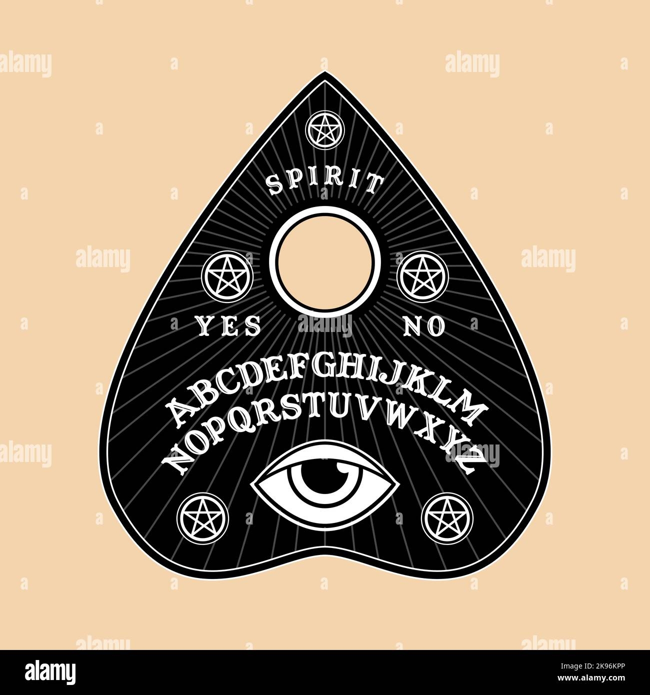 Ouija Board Illustration Hi res Stock Photography And Images Alamy