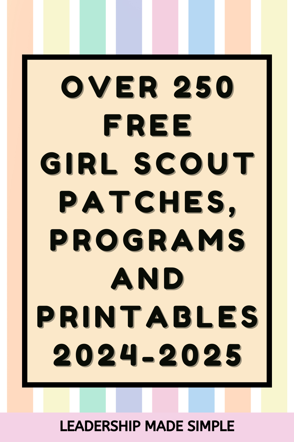Free Girl Scout Printables