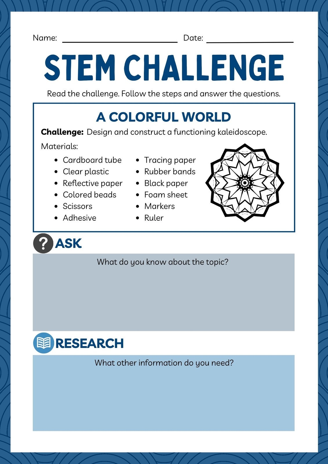 Page 5 Free Custom Printable Science Worksheet Templates Canva