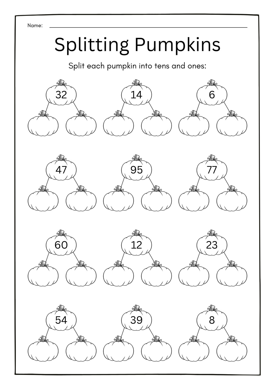 Page 5 Free Printable Halloween Worksheet Templates To Edit Canva