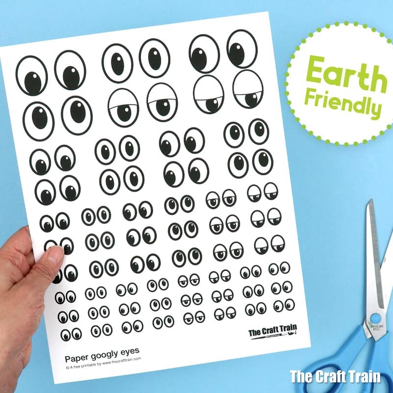 Paper Googly Eyes The Craft Train