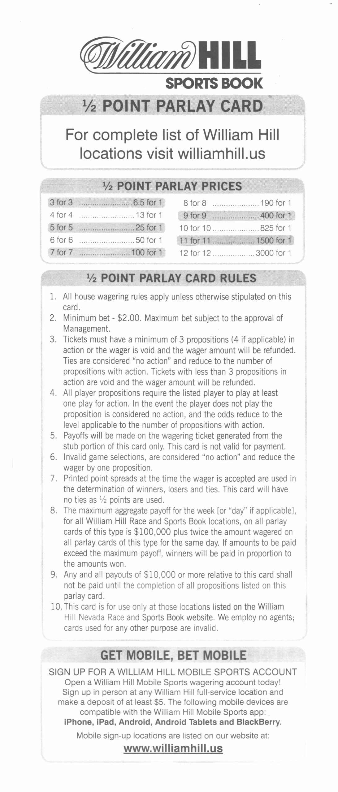Parlay Bets In The NFL