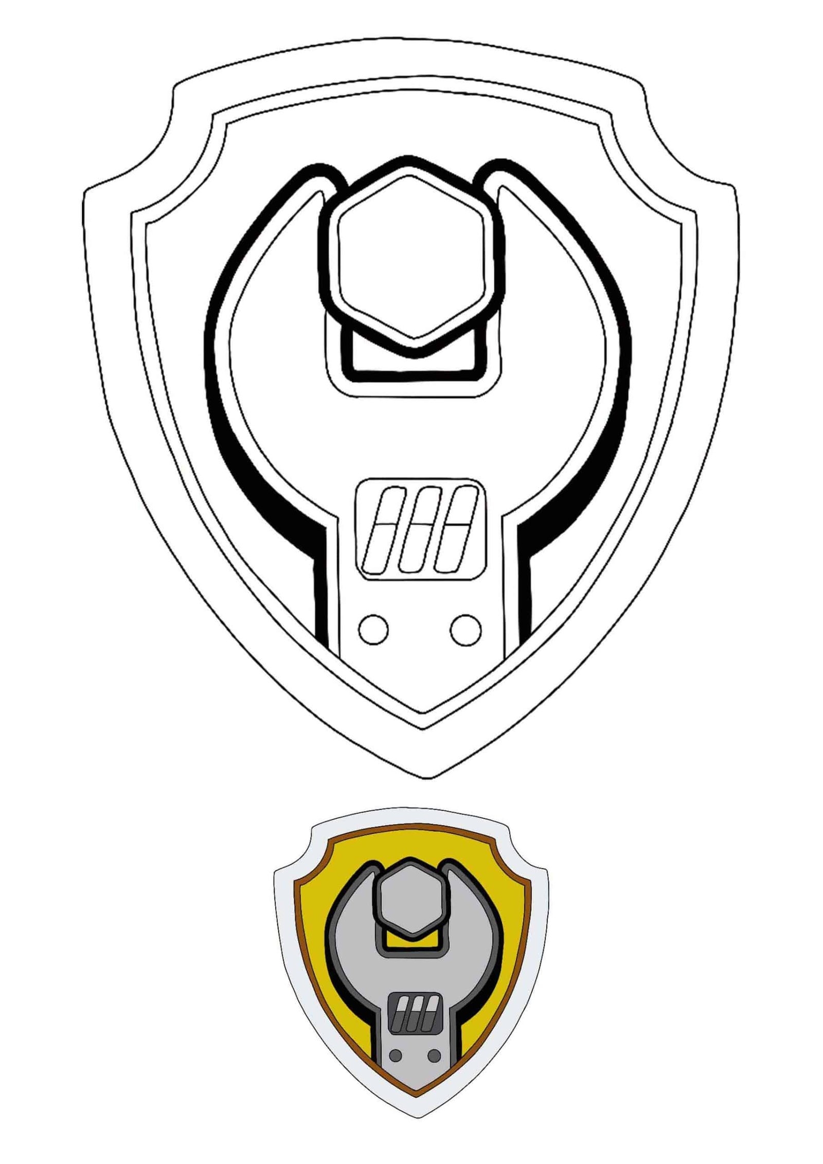 Paw Patrol Badges Coloring Pages 19 Free Printable Coloring Sheets