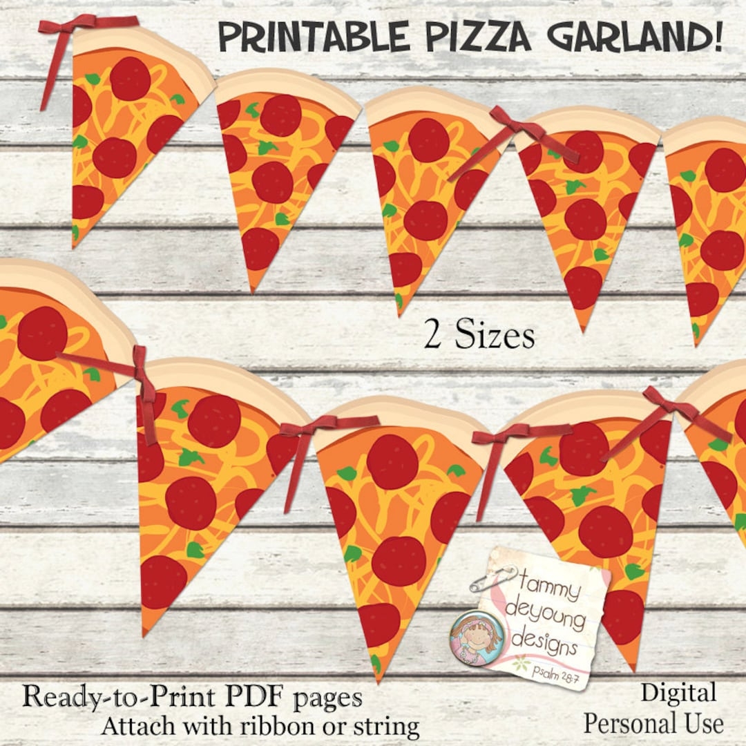 Free Pizza Party Printables