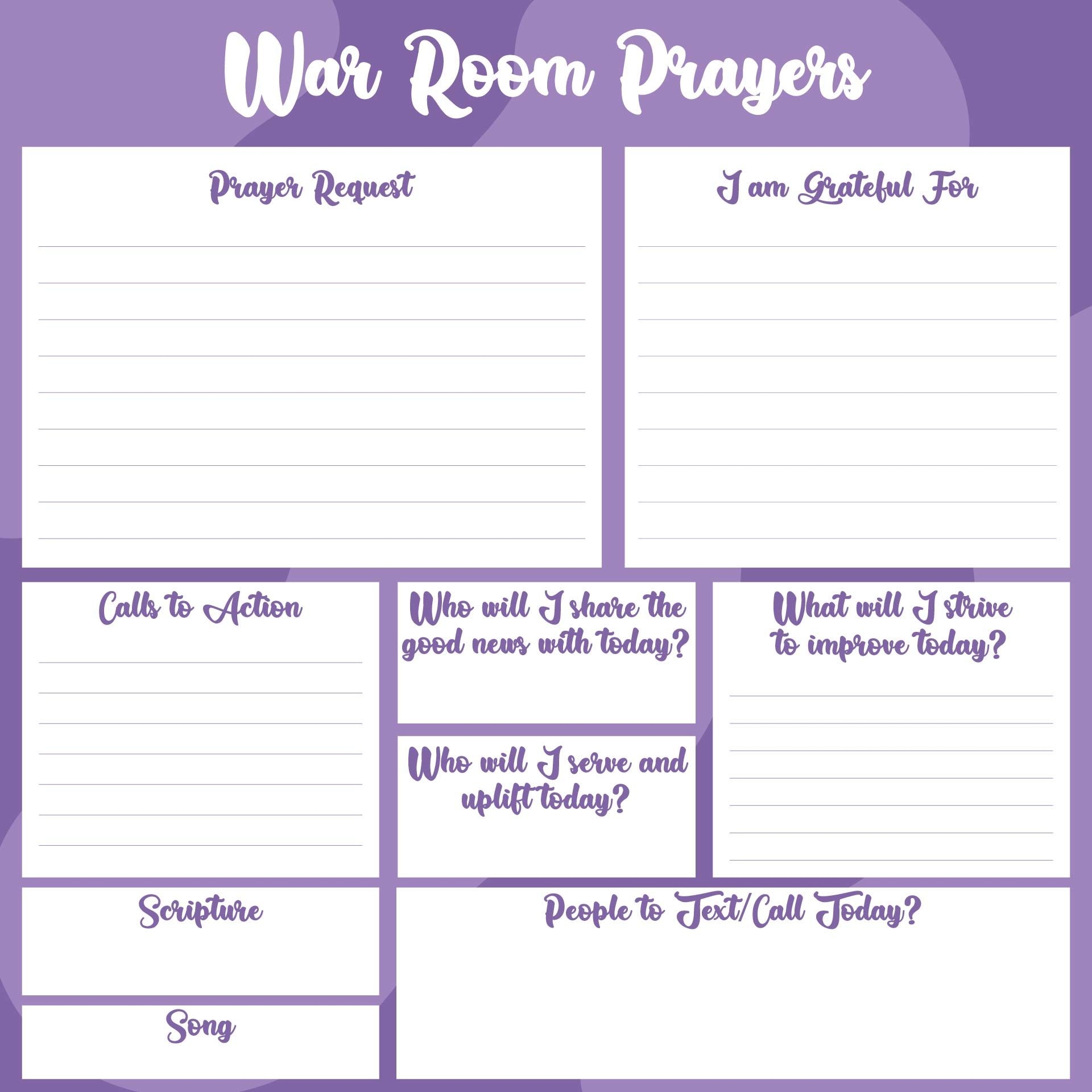 Prayer Journal Template 10 Free PDF Printables Printablee