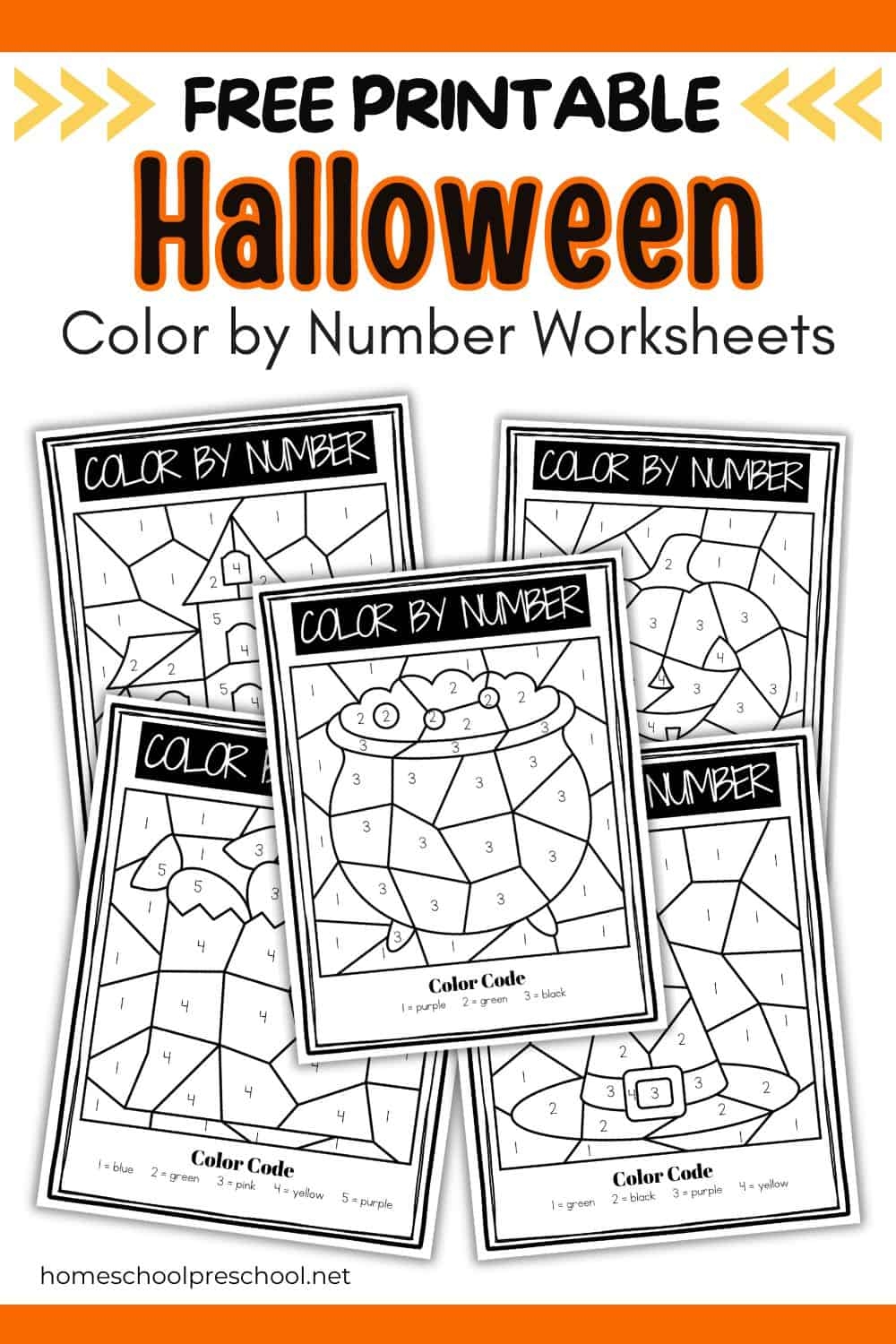 Color By Number Free Printables