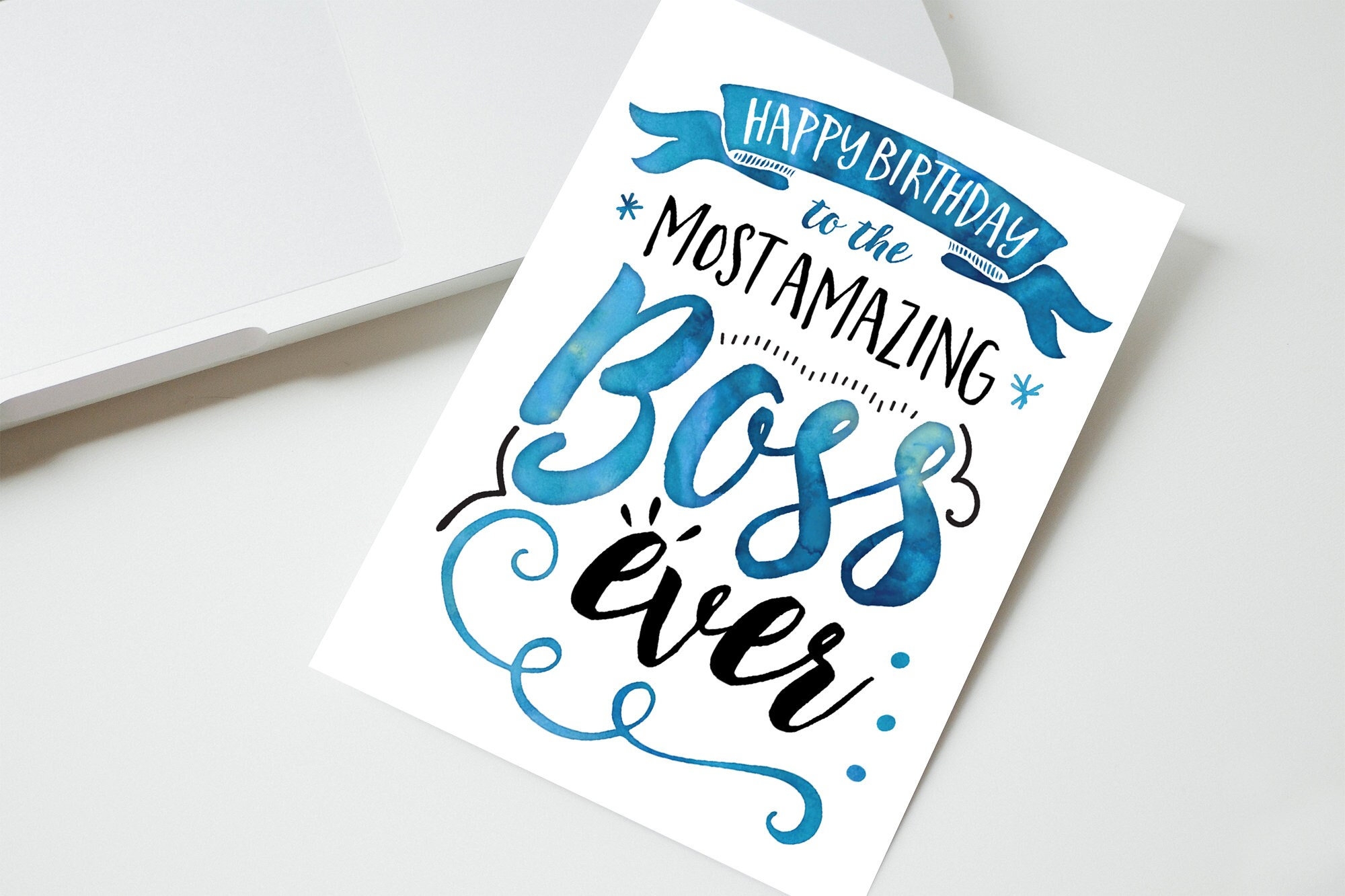 Free Printable Birthday Boss Cards