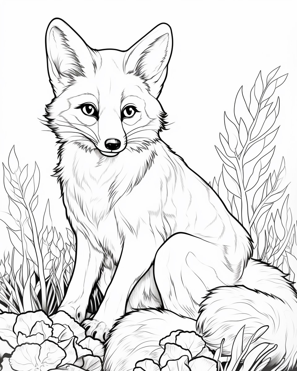 Printable Coloring Pages Fox Coloring Pages