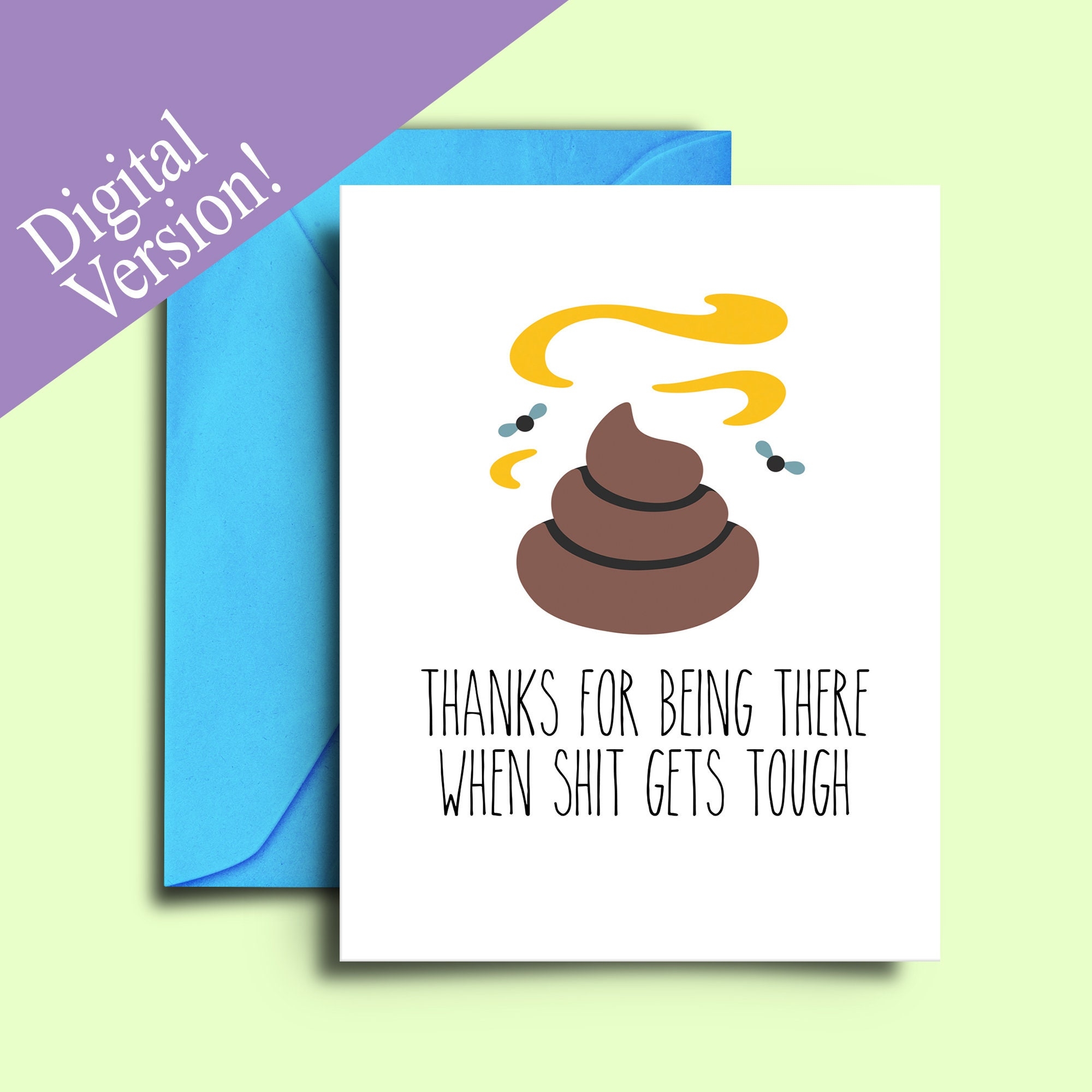 Printable Funny Friendship Card For Best Friend Thank You Appreciation Card For Employees Family Members Mom Dad BFF Boyfriend Girlfriend Etsy