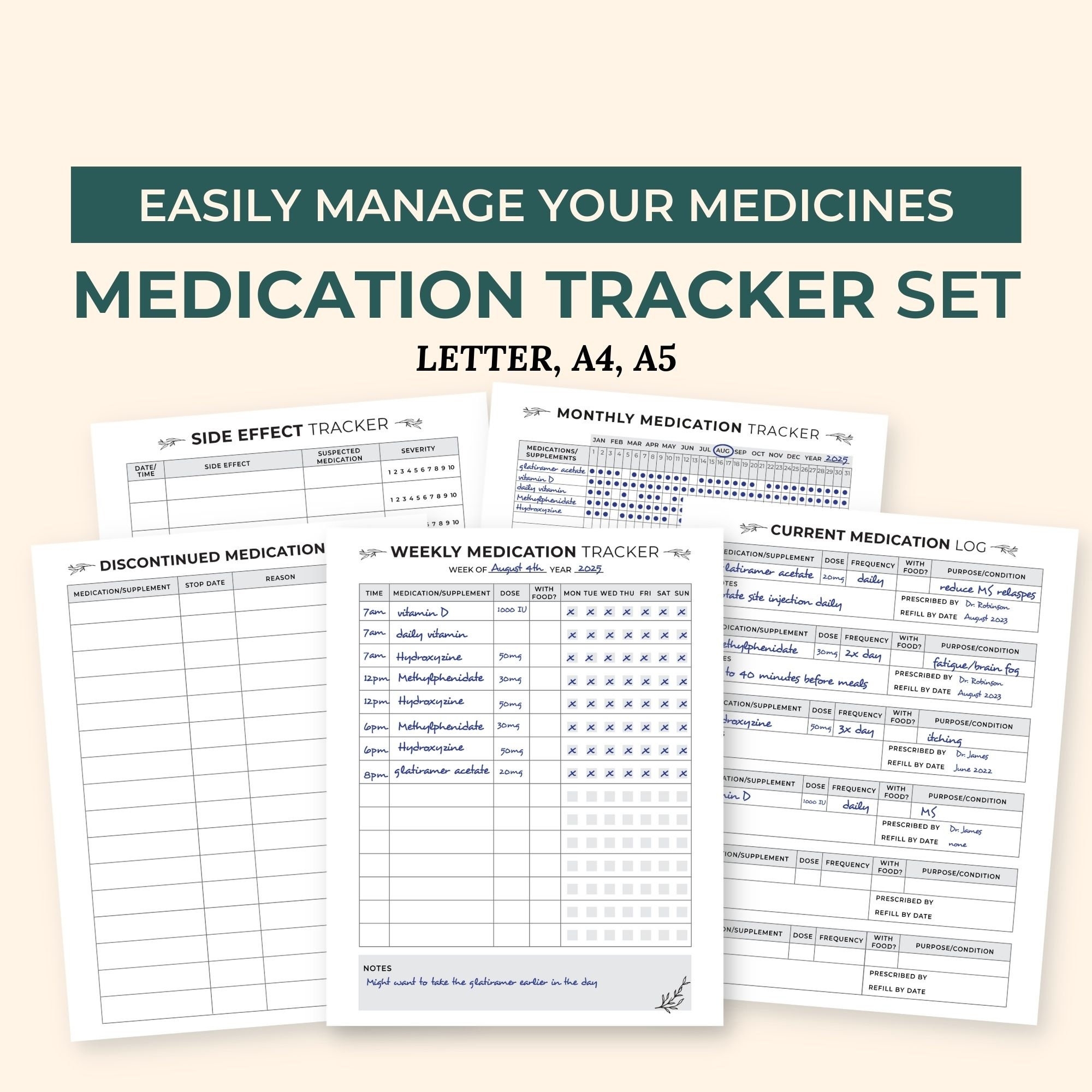 Printable Narcotic Count Sheet Etsy