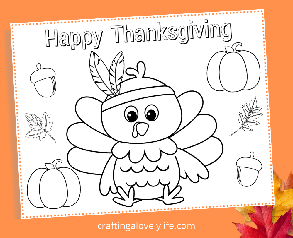 Printable Thanksgiving Placemats