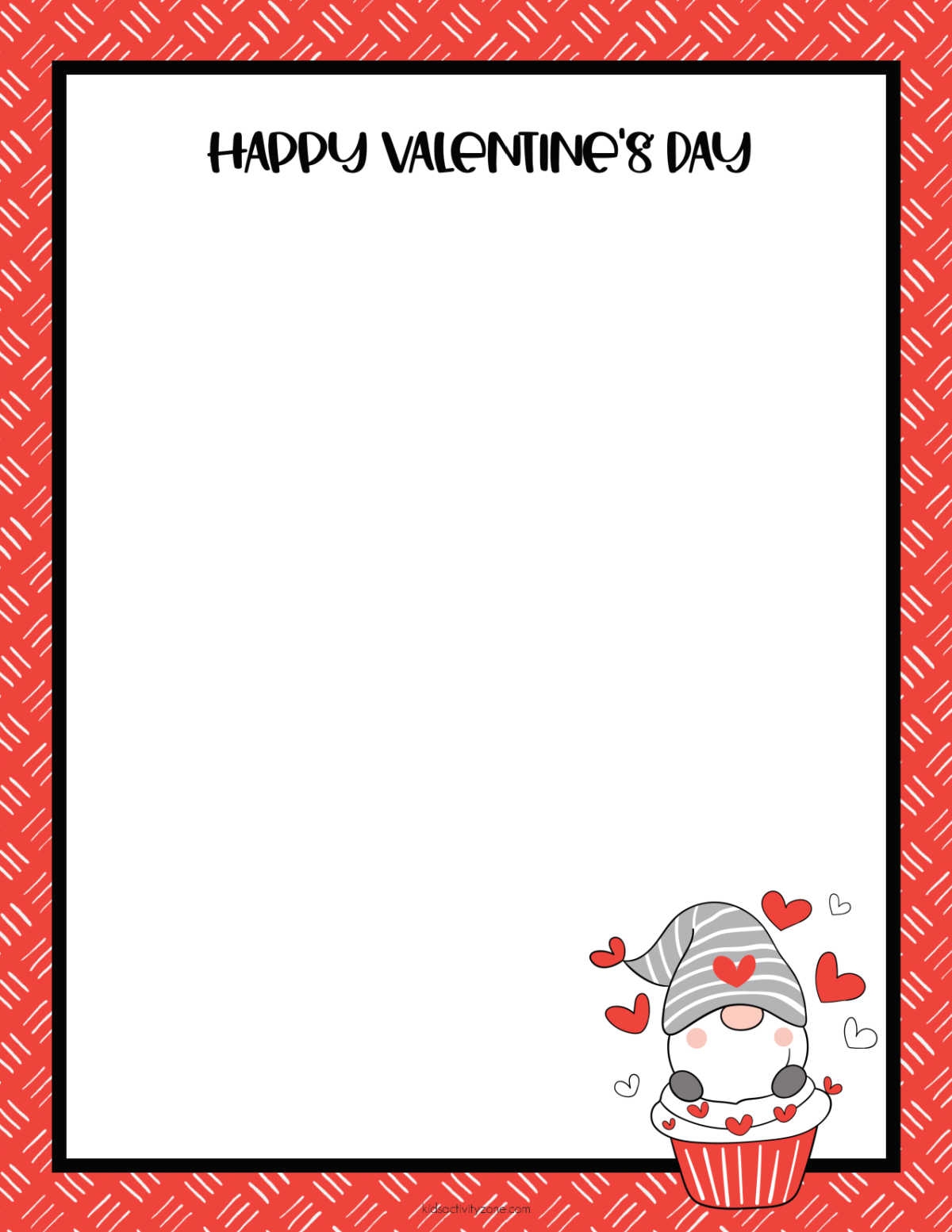 Valentine Stationery Free Printable