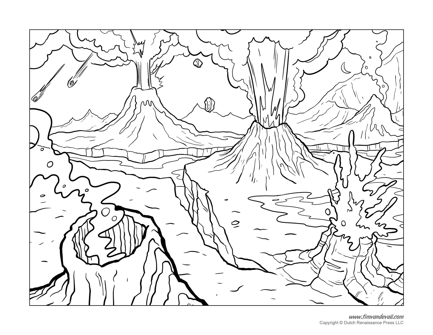 Free Printable Volcano Worksheets