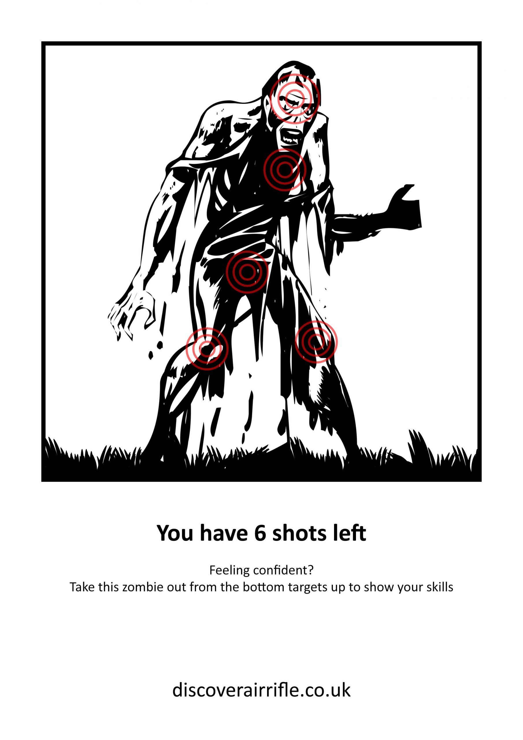 Printable Zombie Targets Free Downloads Discover Air Rifle