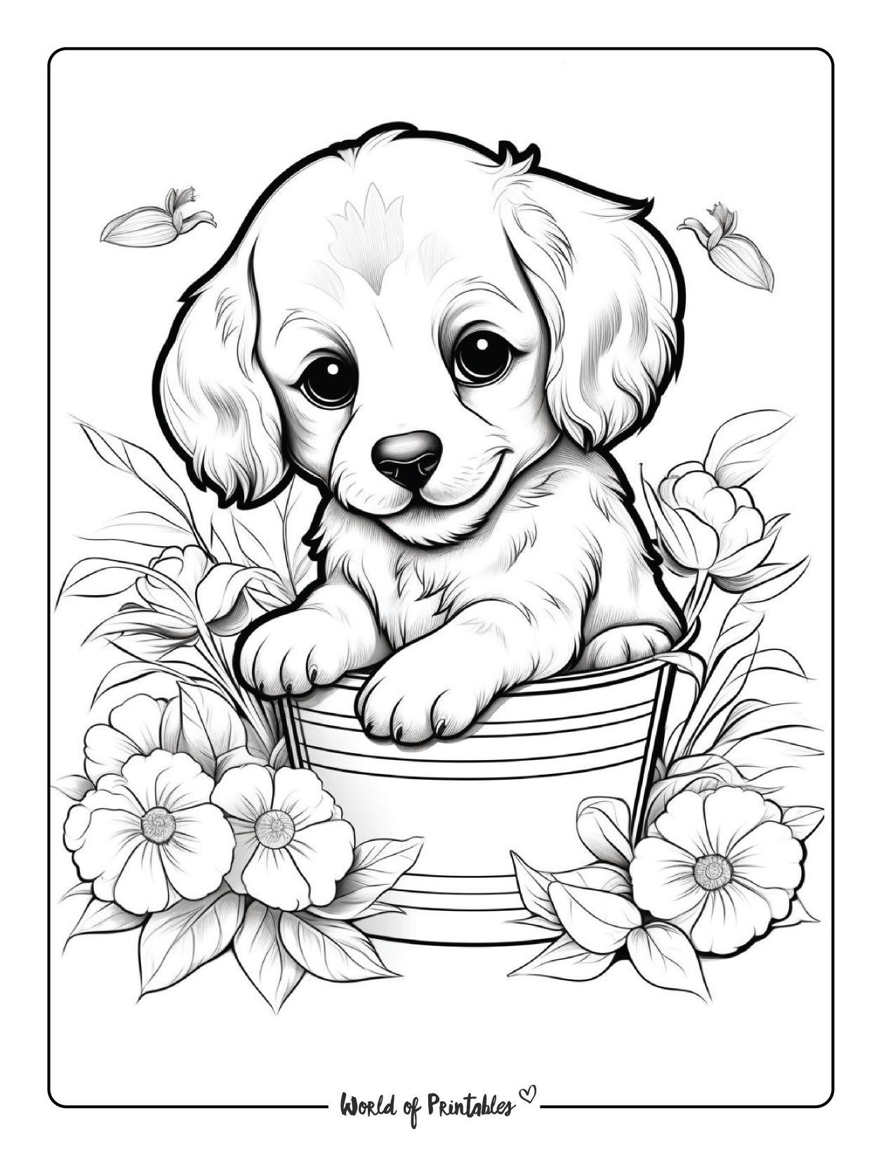 Free Printable Dog Coloring Pages