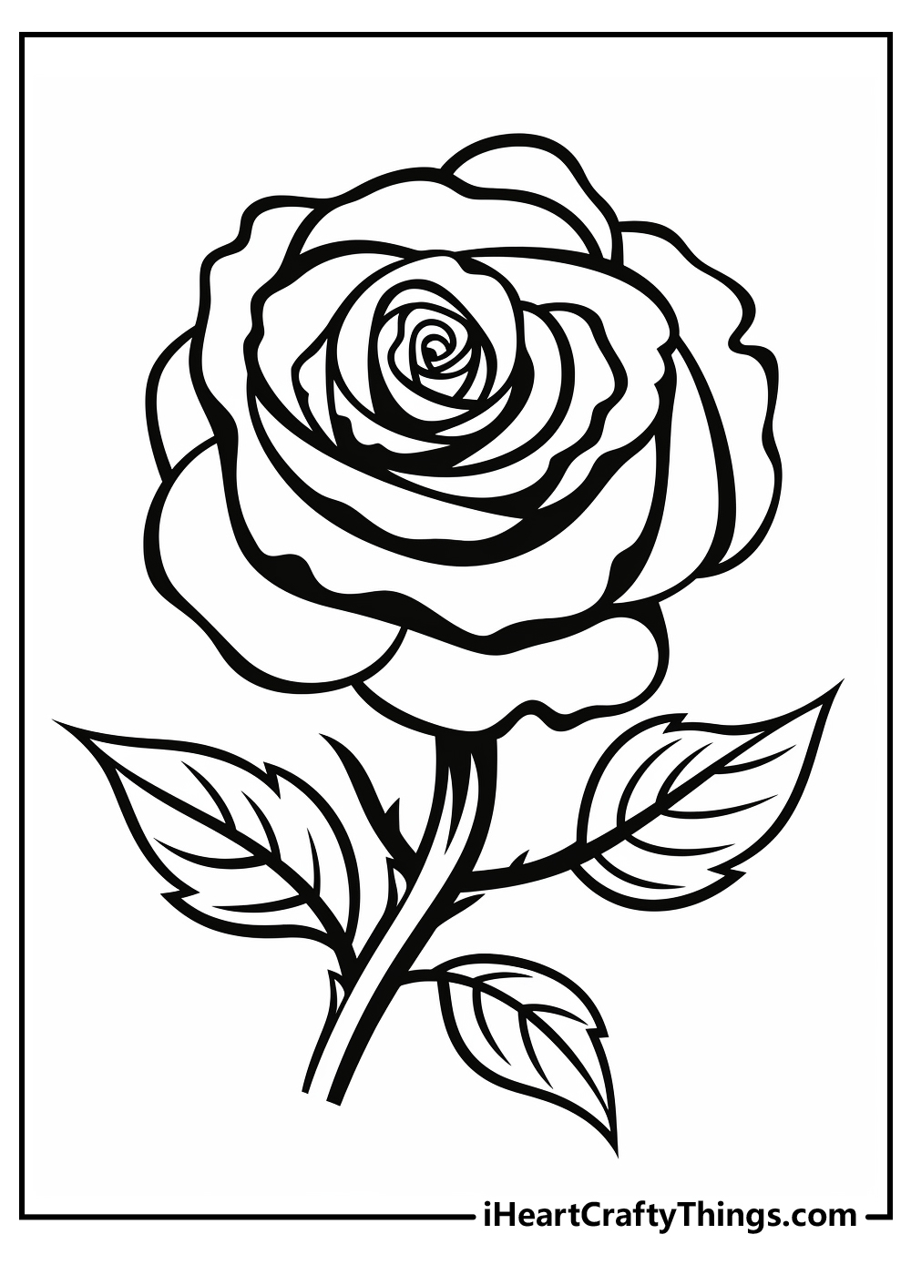 Rose Coloring Pages 100 Free Printables 