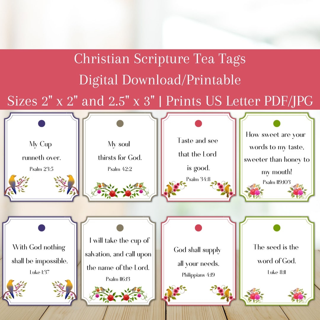Free Printable Tea Tags