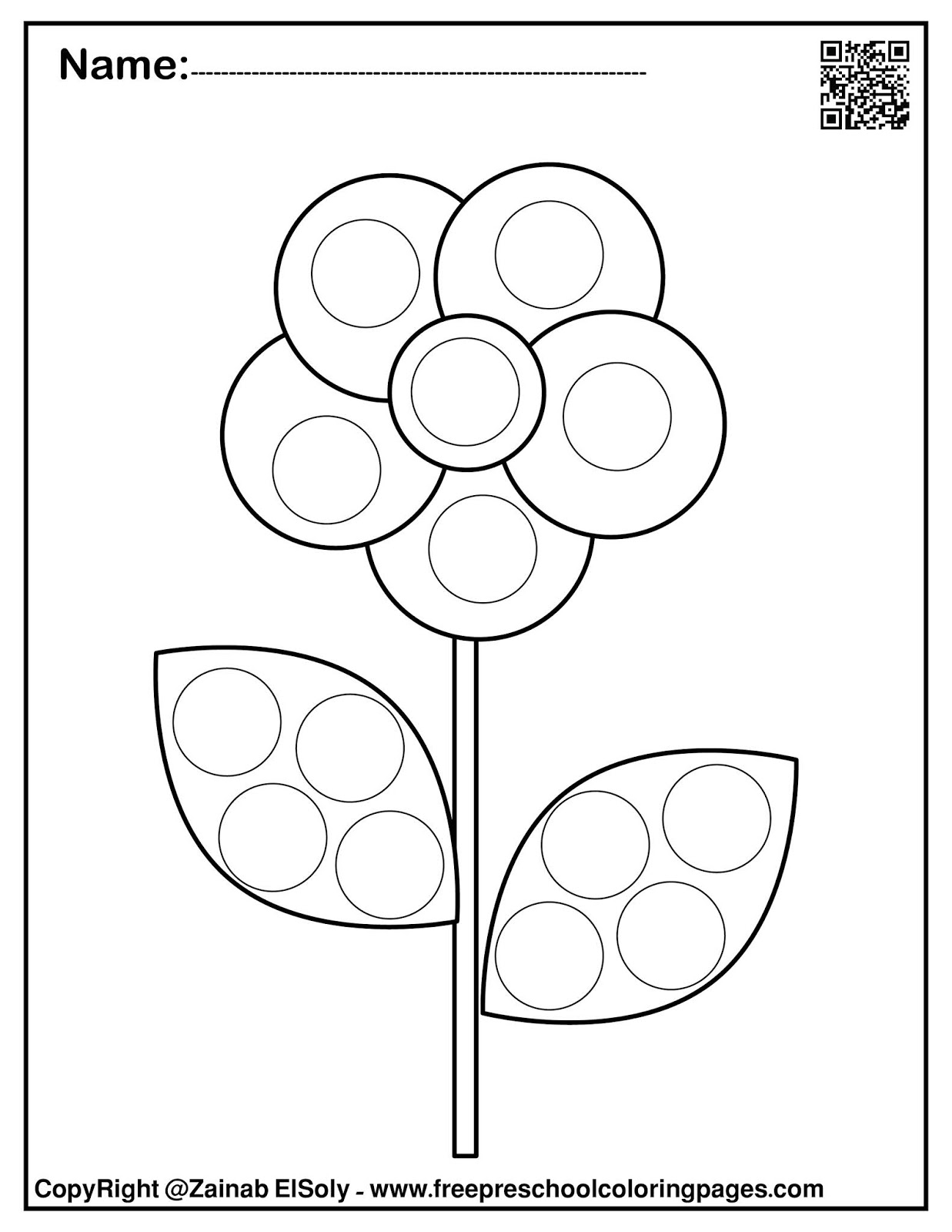 Free Do A Dot Printables